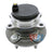 InMotion WA512497 Wheel Bearing and Hub Assembly - Rear