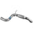 Walker 53937 Exhaust Resonator and Pipe Assembly - Rear
