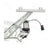 ACI 389566 Power Window Motor and Regulator Assembly - Rear Left