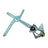 WAI WMR4646L Window Regulator - Front Left