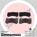 Zimmermann 24847.170.1 Disc Brake Pad Set - Front