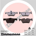 Zimmermann 25307.975.1 Disc Brake Pad Set - Rear