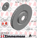 Zimmermann 460.1555.20 Disc Brake Rotor - Front Right