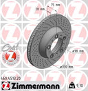 Zimmermann 460.4513.20 Disc Brake Rotor - Rear Right