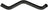 Gates 12322 HVAC Heater Hose - Heater (Lower)