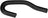 Gates 12338 HVAC Heater Hose - Thermostat To Cylinder Head (Right) or Thermostat To Engine