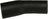Gates 12369 Radiator Coolant Hose - Lower - Radiator To 4-Way Hose Connector