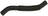 Gates 12542 Radiator Coolant Hose - Lower - Pipe To Pipe
