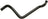 Gates 18025 HVAC Heater Hose - Thermostat To Engine or Water Inlet To Pipe