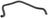 Gates 18341 HVAC Heater Hose - Radiator To Engine or Tee To Reservoir