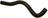 Gates 18466 HVAC Heater Hose - Throttle Body To Engine