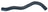 Gates 18474 HVAC Heater Hose - Heater - Upper Tee To Auxiliary Heater Pipe-1
