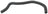 Gates 18560 HVAC Heater Hose - Heater Inlet