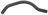 Gates 18597 HVAC Heater Hose - Throttle Body Outlet