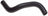 Gates 19380 HVAC Heater Hose - Heater - Upper To Tee