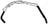 Gates 19580 HVAC Heater Hose - Heater Inlet