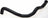 Gates 19790 HVAC Heater Hose - Heater Inlet or Heater To Pipe-1