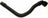 Gates 21665 Radiator Coolant Hose - Lower - Pipe To Radiator, Lower - Radiator To Thermostat or Upper