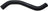 Gates 22131 Radiator Coolant Hose - Lower - Engine To Tee