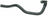 Gates 23334 Radiator Coolant Hose - Pipe-2 To Heater