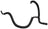 Gates 24365 Radiator Coolant Hose - Heater Inlet