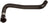 Gates 51574 Radiator Coolant Hose - Reservoir (Upper)