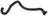 Gates 51581 Radiator Coolant Hose - Thermostat To Engine