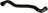 Gates 51922 Radiator Coolant Hose - Upper, Upper - Return From Cylinders 6-10 or Upper Left