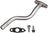 Gates TL185 Turbocharger Oil Return Line