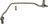 Gates TL228 Turbocharger Oil Supply Line - Left