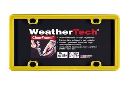 WeatherTech ClearFrame License Plate Frame