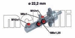 Metelli 05-0721 Brake Master Cylinder