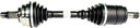 Metelli 17-0924 CV Axle Assembly - Front Left