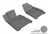 MAXpider Rubber Floor Mats for 2014 2013 2012 2011 2010 2009 Acura TL [Covers Front Row, Gray] L1AC00311501