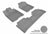 MAXpider Rubber Floor Mats for 2018 2017 2016 2015 2014 2013 Acura RDX [Covers Front & Rear Row, Gray] L1AC00501501