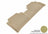 MAXpider Rubber Floor Mats for 2018 2017 2016 2015 2014 2013 Acura RDX [Covers Rear (2nd) Row, Tan] L1AC00521502