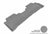 MAXpider Rubber Floor Mats for 2020 2019 2018 2017 2016 2015 2014 Acura MDX [Covers Rear (2nd) Row, Gray] L1AC00621501