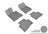 MAXpider Rubber Floor Mats for 2020 2019 2018 2017 2016 2015 2014 Acura RLX [Covers Front & Rear Row, Gray] L1AC00701501