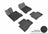 MAXpider Rubber Floor Mats for 2020 2019 2018 2017 2016 2015 2014 Acura RLX [Covers Front & Rear Row, Black] L1AC00701509
