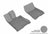 MAXpider Rubber Floor Mats for 2020 2019 2018 2017 2016 2015 2014 Acura RLX [Covers Front Row, Gray] L1AC00711501