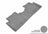 MAXpider Rubber Floor Mats for 2021 2020 2019 2018 2017 2016 2015 2014 2013 Acura ILX [Covers Rear (2nd) Row, Gray] L1AC00821501