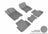 MAXpider Rubber Floor Mats for 2020 2019 2018 2017 2016 2015 Acura TLX [Covers Front & Rear Row, Gray] L1AC00901501