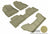 MAXpider Rubber Floor Mats for 2020 2019 2018 2017 Acura MDX [Covers Front & Both Rear Rows, Tan] L1AC01201502
