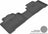 MAXpider Rubber Floor Mats for 2020 2019 2018 2017 Acura MDX [Covers Rear (2nd) Row, Gray] L1AC01221501