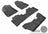 MAXpider Rubber Floor Mats for 2020 2019 2018 2017 Acura MDX [Covers Front & Both Rear Rows, Gray] L1AC01301501
