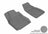 MAXpider Rubber Floor Mats for A6/S6 [Covers Front Row, Gray] L1AD00611501