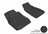MAXpider Rubber Floor Mats for A6/S6 [Covers Front Row, Black] L1AD00611509