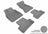 MAXpider Rubber Floor Mats for Q5/SQ5 [Covers Front & Rear Row, Gray] L1AD00901501