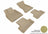 MAXpider Rubber Floor Mats for Q5/SQ5 [Covers Front & Rear Row, Tan] L1AD00901502