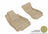 MAXpider Rubber Floor Mats for A6/A6 Quattro [Covers Front Row, Tan] L1AD02211502